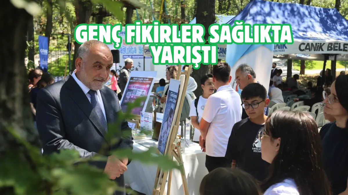Canik Belediyesi’nin ilçede gerçekleştirdiği “Gençlerin Fikirleriyle Sağlıkta Yeni Ufuklar” proje