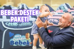 Canik’te doğan her bebeğe”Bebek Destek Paketi” veriliyor