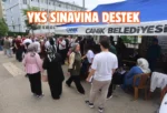 Canik Belediyesi, YKS maratonunda ailelerin yanında