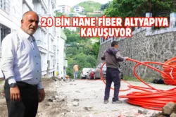 Canik Belediyesi’nden fiber dönüşüm