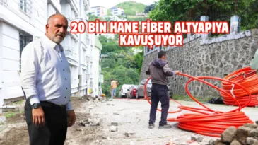 Canik Belediyesi’nden fiber dönüşüm
