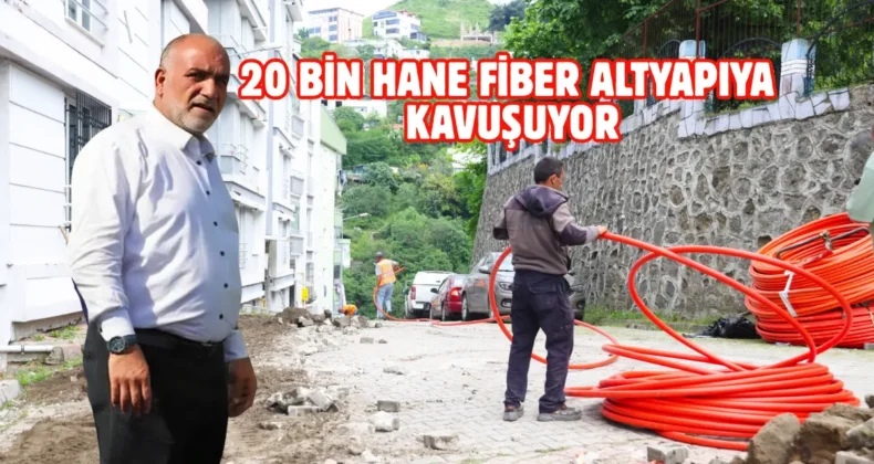Canik Belediyesi’nden fiber dönüşüm