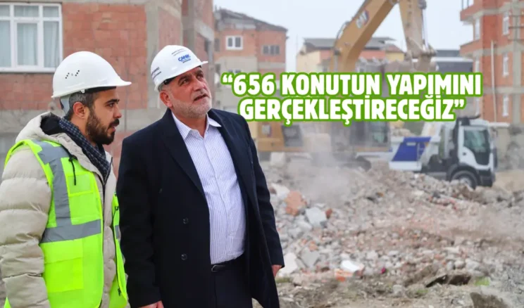 Canik’te tarihi dönüşüm: İlk etap 656 konut