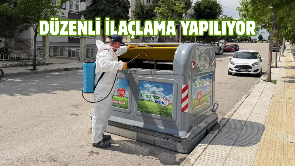 Çorum Belediyesi, yaz aylarında çevre ve halk sağlığını korumak amacıyla