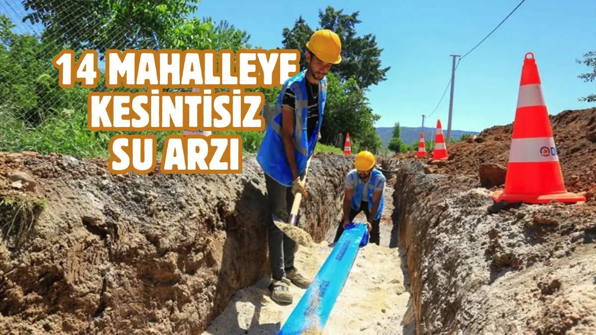 Denizli Büyükşehir Belediyesi, Tavas ilçesinde 14 mahalleyi kesintisiz ve sağlıklı
