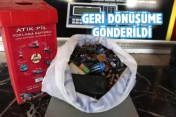 Diyarbakır’da öğrenciler 878 kilogram atık pil topladı