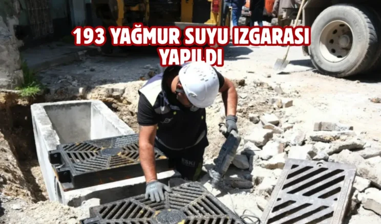 Eskişehir’de yağmur suyu altyapısı yenileniyor