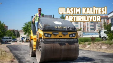 Etimesgut’ta asfalt yama çalışmaları sürüyor