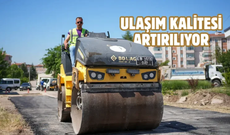 Etimesgut’ta asfalt yama çalışmaları sürüyor