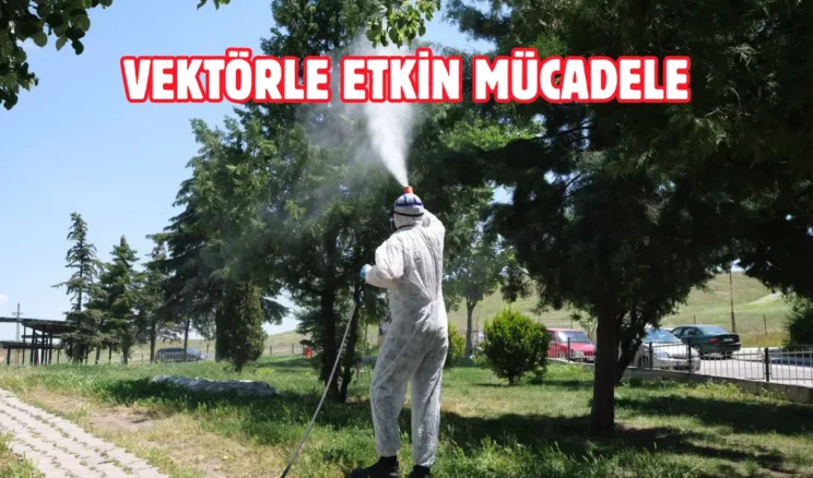 Etimesgut Belediyesi’nden ilaçlama seferberliği