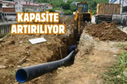Giresun’da altyapı çalışmaları sürüyor