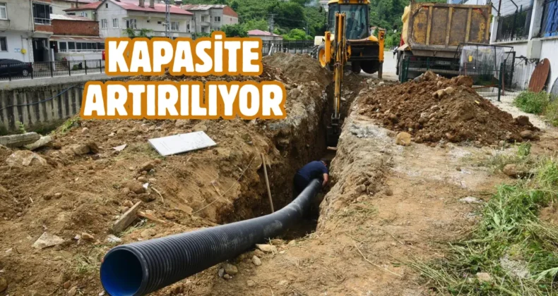 Giresun’da altyapı çalışmaları sürüyor