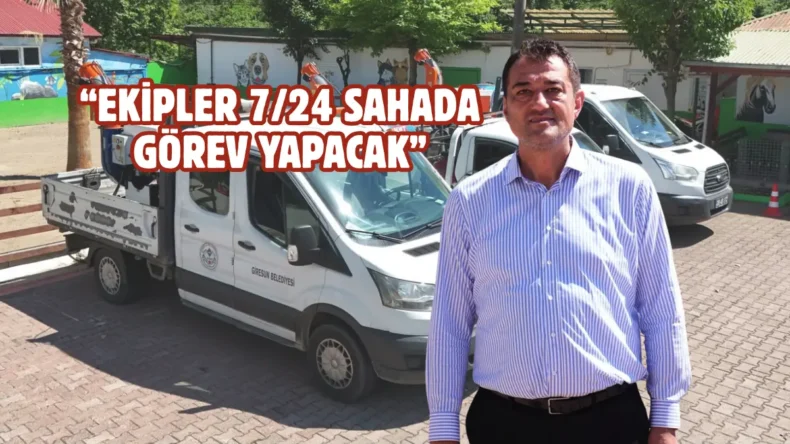 Giresun’da haşereyle mücadele çalışmaları sürüyor