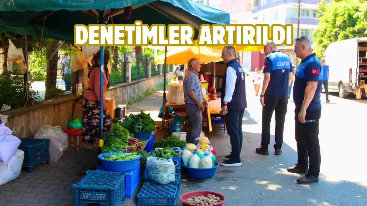 Giresun Belediyesi, vatandaşların kaliteli ürüne erişiminin sağlanması için pazar yerlerinde denetimlerini