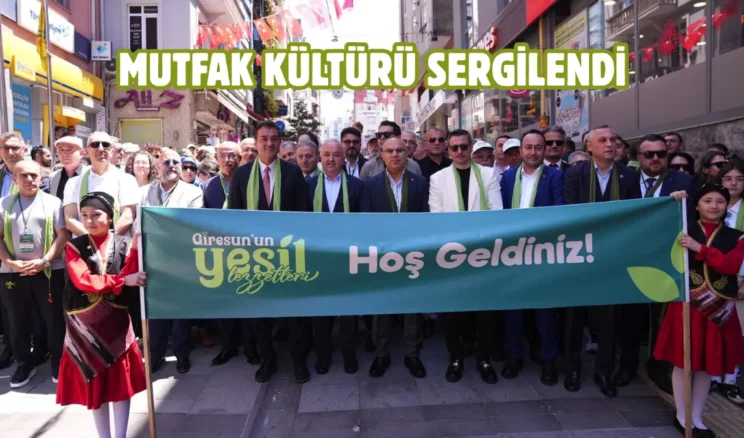 Giresun’un yeşil lezzetleri gastronomi festivalinde tanıtıldı
