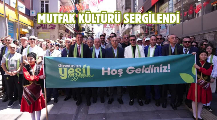 Giresun’un yeşil lezzetleri gastronomi festivalinde tanıtıldı