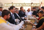 Haliliye’de Başkan Canpolat vatandaşlara aşure ikram etti