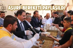 Haliliye’de Başkan Canpolat vatandaşlara aşure ikram etti