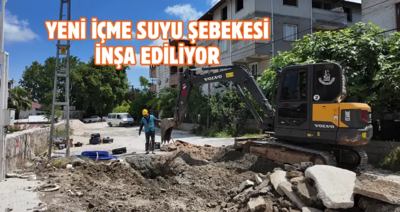 Hatay Defne’de içme suyu altyapısı güçleniyor
