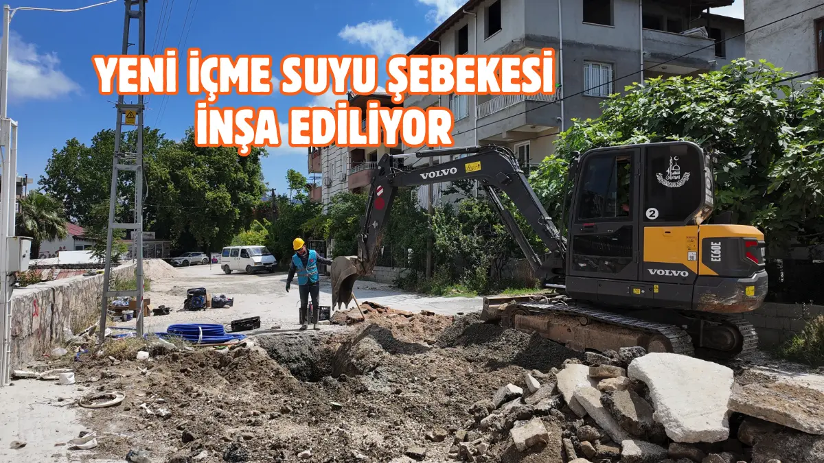 Hatay Büyükşehir Belediyesi (HBB), Defne ilçesinin içme suyu altyapısını daha
