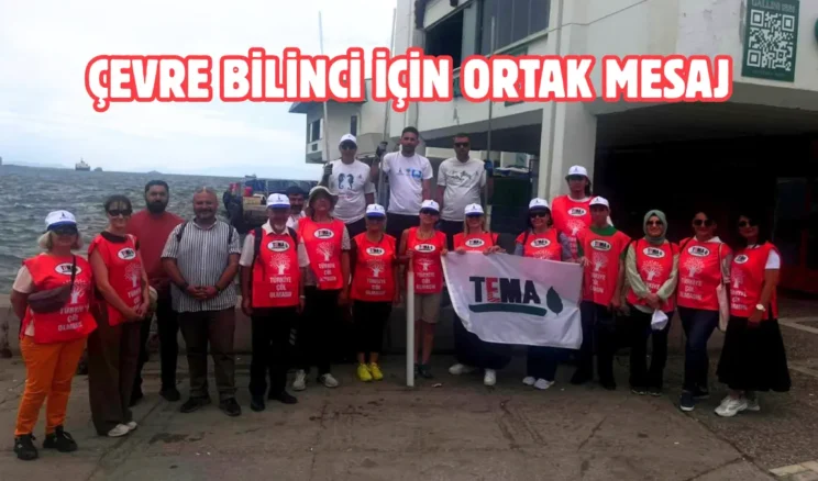 İzmir’de Körfez temizliğine gönüllü destek