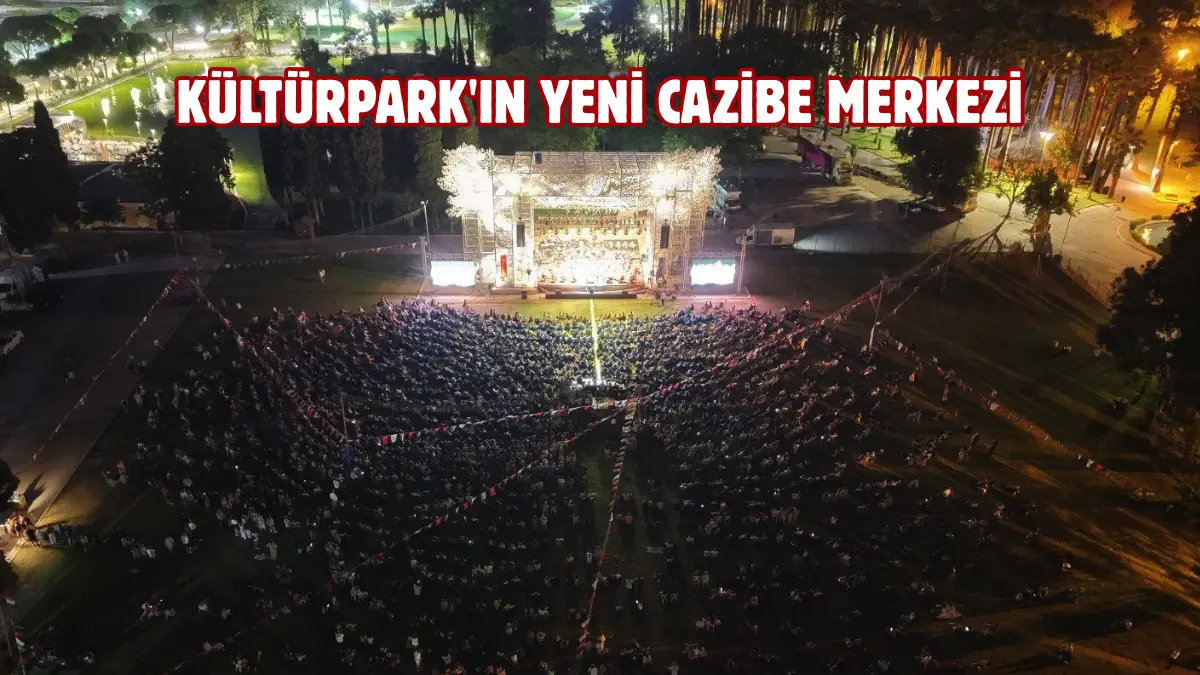 İzmir Büyükşehir Belediyesi tarafından Kültürpark’ta hayata geçirilen Zeytin Sahne, yaklaşık
