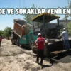 Kahramanmaraş’ta asfalt mesaisi sürüyor