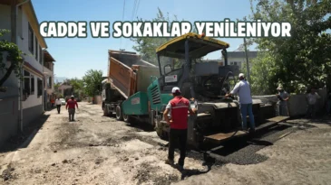 Kahramanmaraş’ta asfalt mesaisi sürüyor
