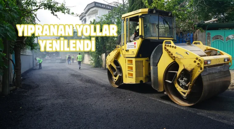 Kahramanmaraş’ta asfalt mesaisi sürüyor