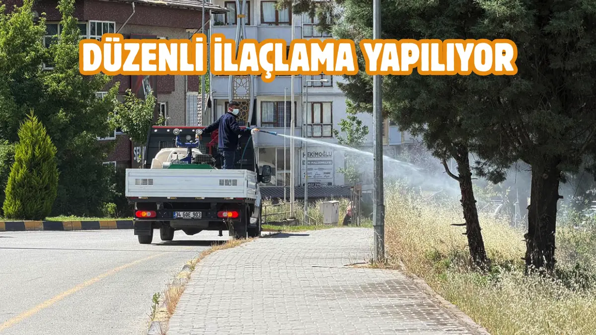 Karabük Belediyesi, yaz aylarında artan hava sıcaklıklarıyla birlikte çoğalan vektör