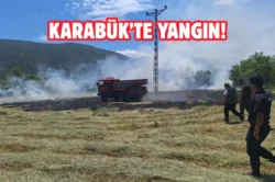Karabük’te yangın: Ormana sıçramadan söndürüldü