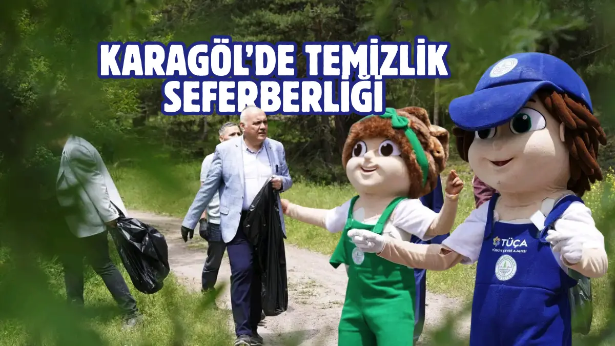 Kızılcahamam Belediyesi, Dünya Çevre Haftası kapsamında Karagöl çevresinde Sıfır Atık