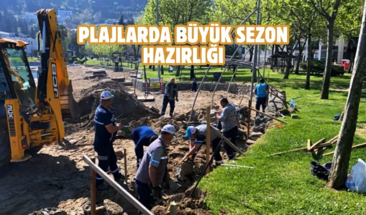 Kocaeli’de plajlar yaz sezonuna hazırlanıyor