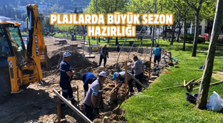 Kocaeli’de plajlar yaz sezonuna hazırlanıyor