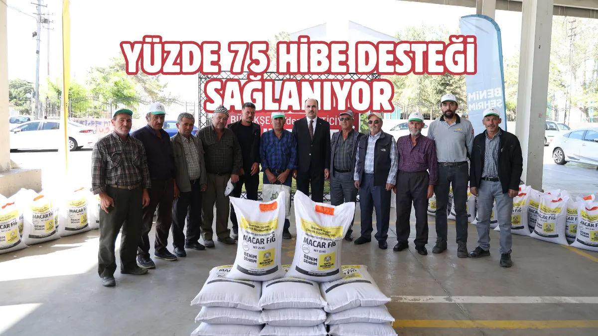 Konya Büyükşehir Belediyesi, 31 ilçede çiftçiye yönelik sürdürdüğü fidan ve fide