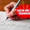 LGS’de öğrencilere ilk kez beslenme paketi dağıtılacak