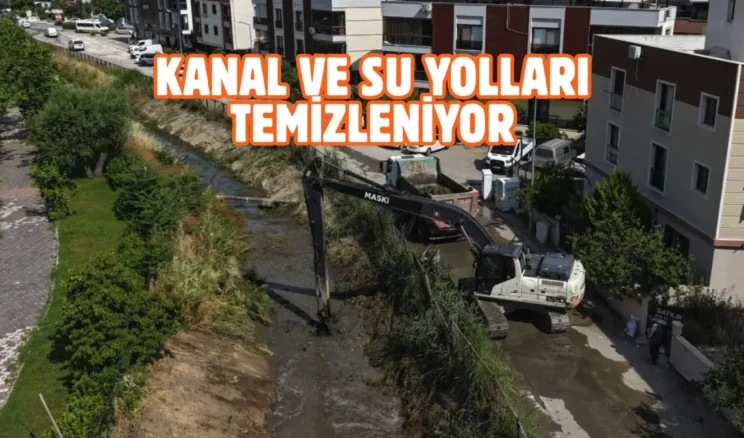 Manisa’da kanal temizleme çalışmaları başladı