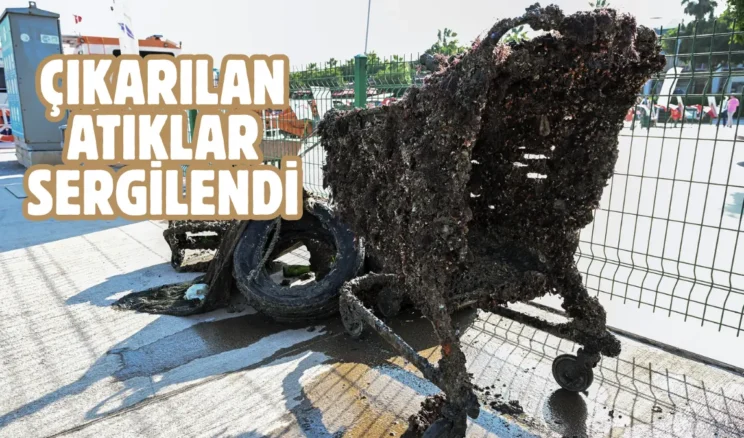 Mersin’de deniz tabanı temizliği yapıldı