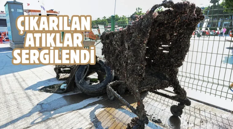 Mersin’de deniz tabanı temizliği yapıldı