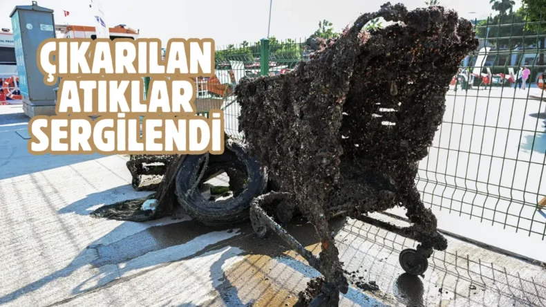 Mersin’de deniz tabanı temizliği yapıldı