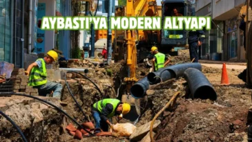 Ordu’da içme suyu ve kanalizasyon hattı yenileniyor