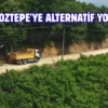 Ordu Boztepe yolu sıcak asfaltla yenileniyor