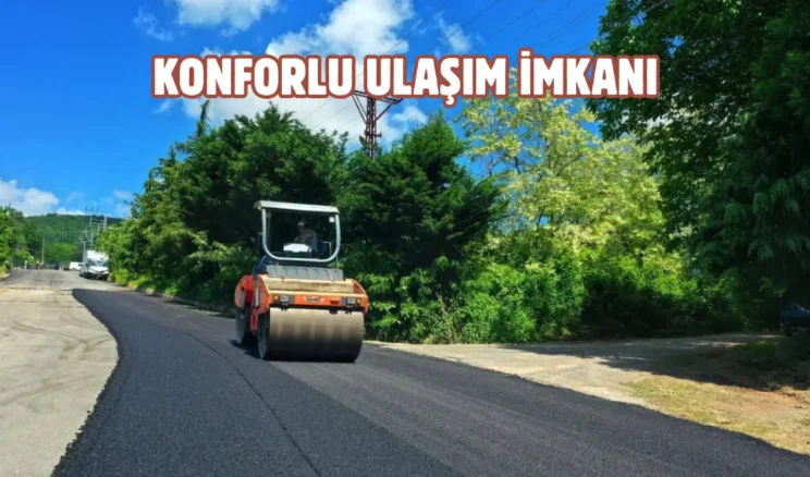 Ordu kırsalında yol çalışmaları hız kazandı