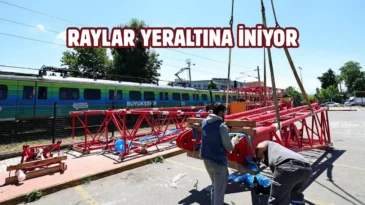 Sakarya’da tren rayları yeraltına alınıyor