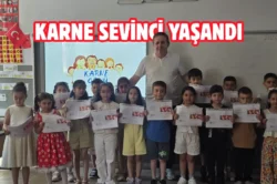 Samsun’da öğrenciler karne heyecanı yaşadı