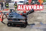 Samsun’da yangın söndürme robotu göreve hazır