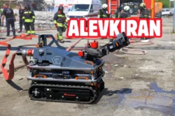 Samsun’da yangın söndürme robotu göreve hazır