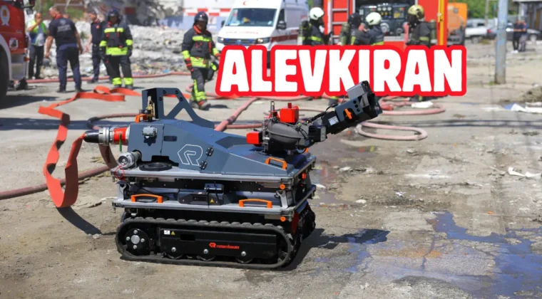 Samsun’da yangın söndürme robotu göreve hazır