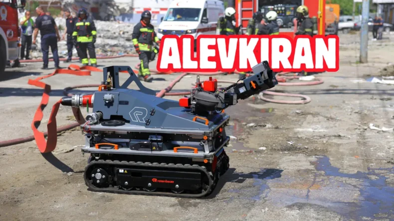 Samsun’da yangın söndürme robotu göreve hazır