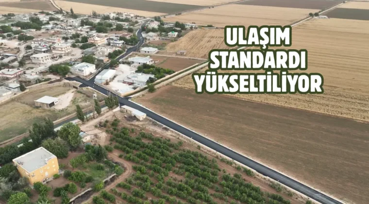 Şanlıurfa Eyyübiye’de sıcak asfalt çalışmaları sürüyor